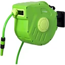 DURHAND® Schlauchtrommel Schlauchaufroller Grün L45 x B21 x H35,5cm