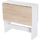 Esstisch Klapptisch Schreibtisch Eiche Weiß