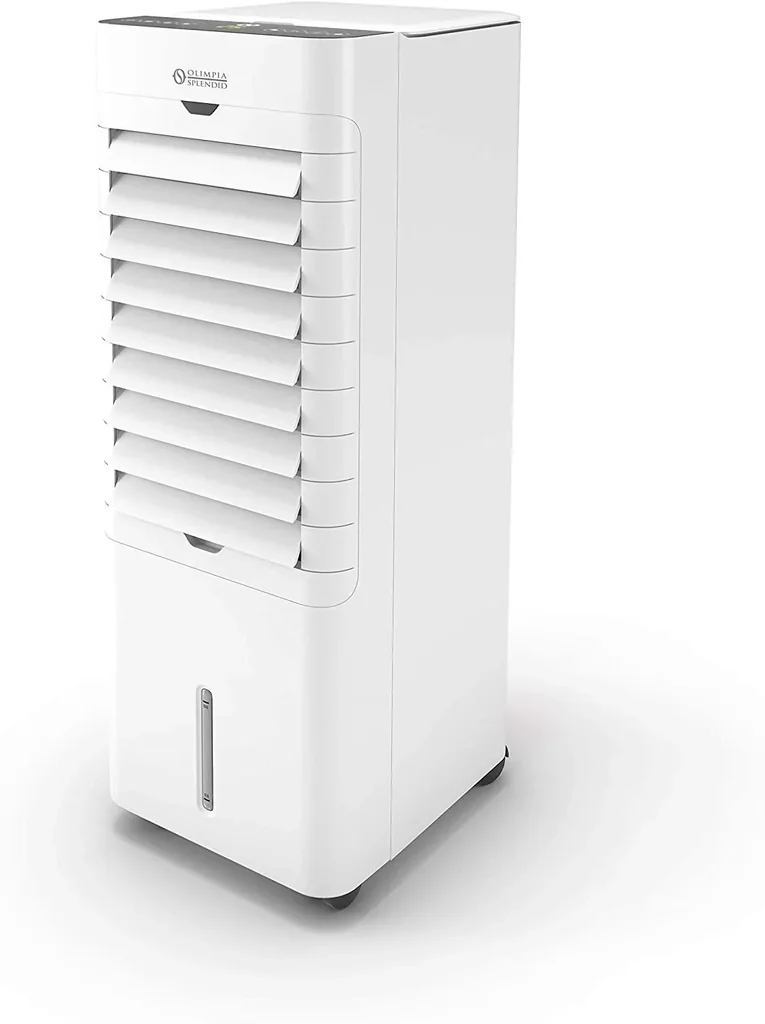 Olimpia Splendid Peler 6C - Luftkühler inkl. Zeitschaltuhr und Fernbedienung 75 Watt 6 L max. 25 m² mit Freihandgebläse