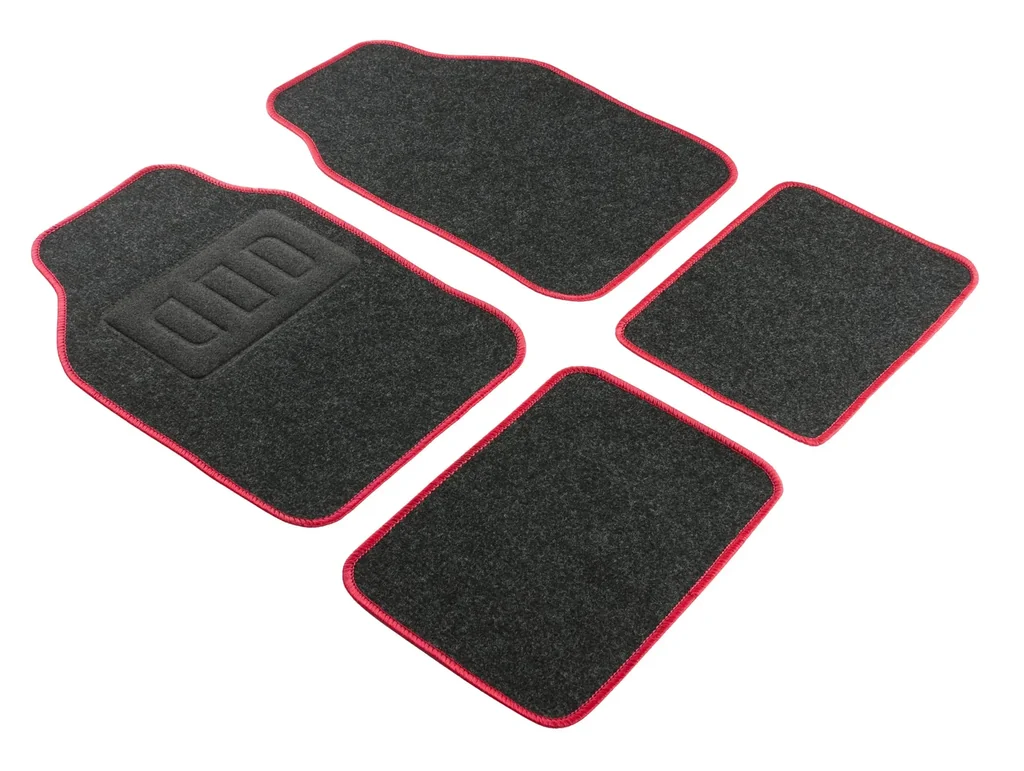 Auto - Teppich "Regio", rot, 4er Set
