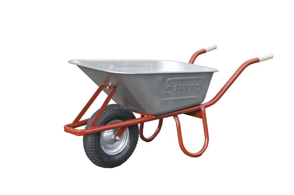 Schubkarre Eurocar 100 l, PU-Rad