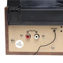 Retro Plattenspieler mit UKW Radio und eingebautem Lautsprechern