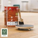Transporthilfe MM 1315, Ø 20 x 4,5 mm, softe Rollen Ø 20 mm, Multiplexplatte Maxigrip FSC®, Tragkraft 100 kg