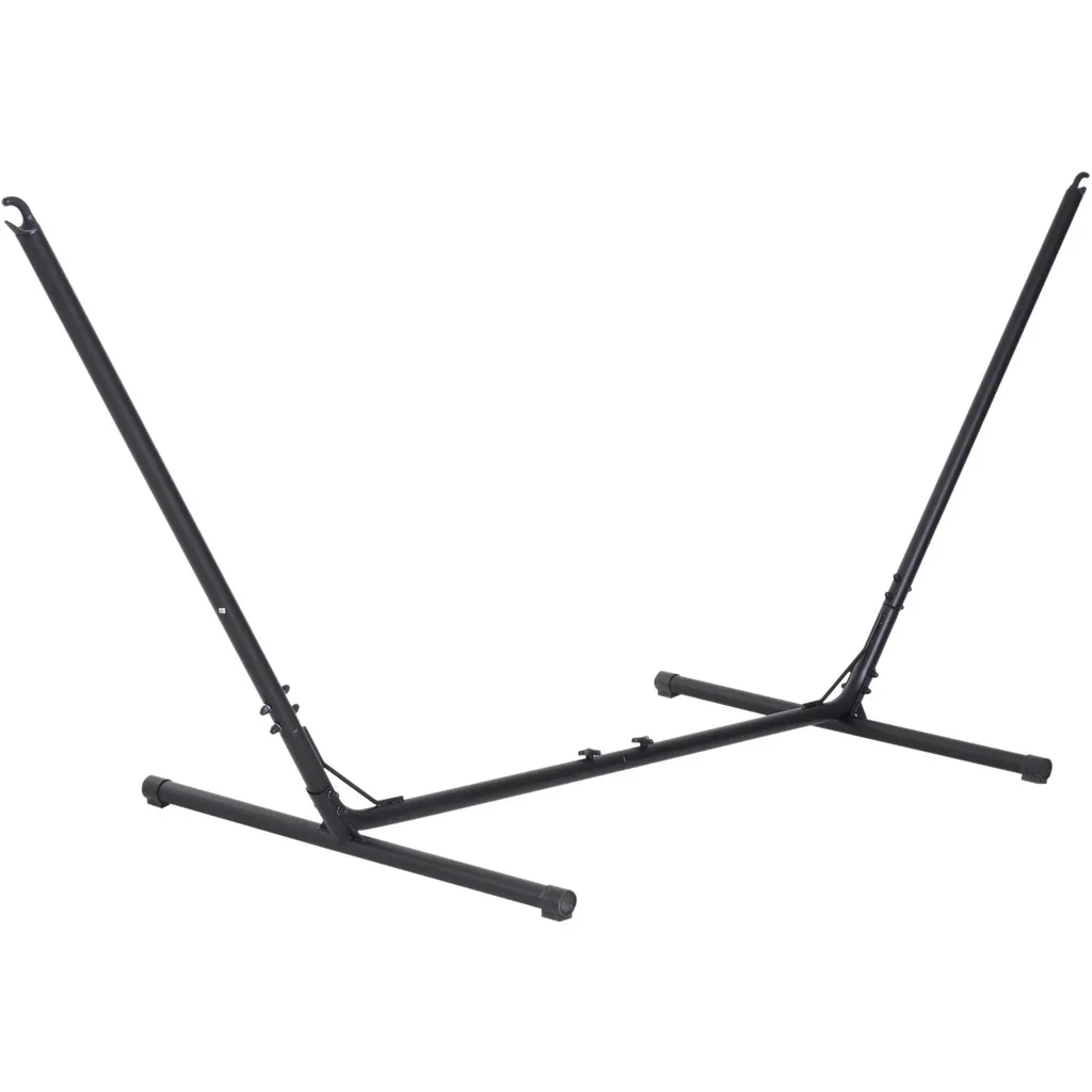 Hängemattengestell für Hängematte Hängemattenständer größenverstellbar (308 380) x 108 x 120 cm bis 150 kg