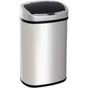 Mülleimer Automatik mit Infrarotsensor 48L Silber
