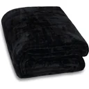 Mikrofaser-Decke 240x220cm - schwarz