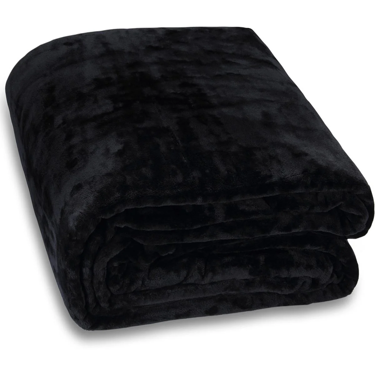 Mikrofaser-Decke 240x220cm - schwarz