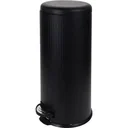 Excellent Houseware Treteimer - Abfalleimer mit Pedal - 30 L - 30 x 64 cm - Schwarz