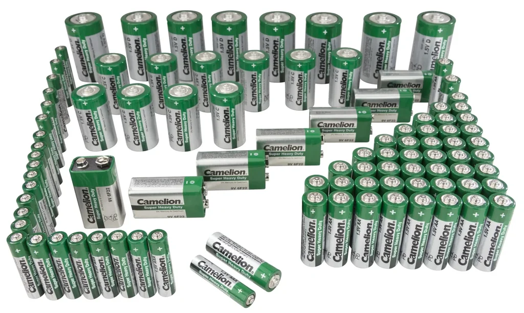 Zink-Kohle-Batterien 98-teiliges Sparset
