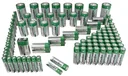 Zink-Kohle-Batterien 98-teiliges Sparset