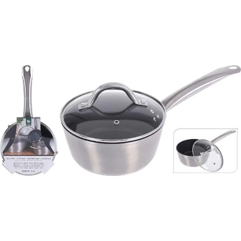 Kochtopf - 18 cm - Silber