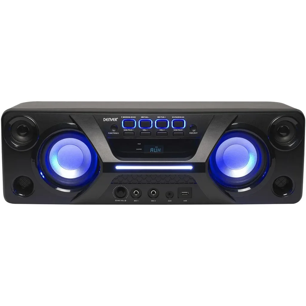 Bluetooth-Lautsprecher mit Discolicht und FM-Radio