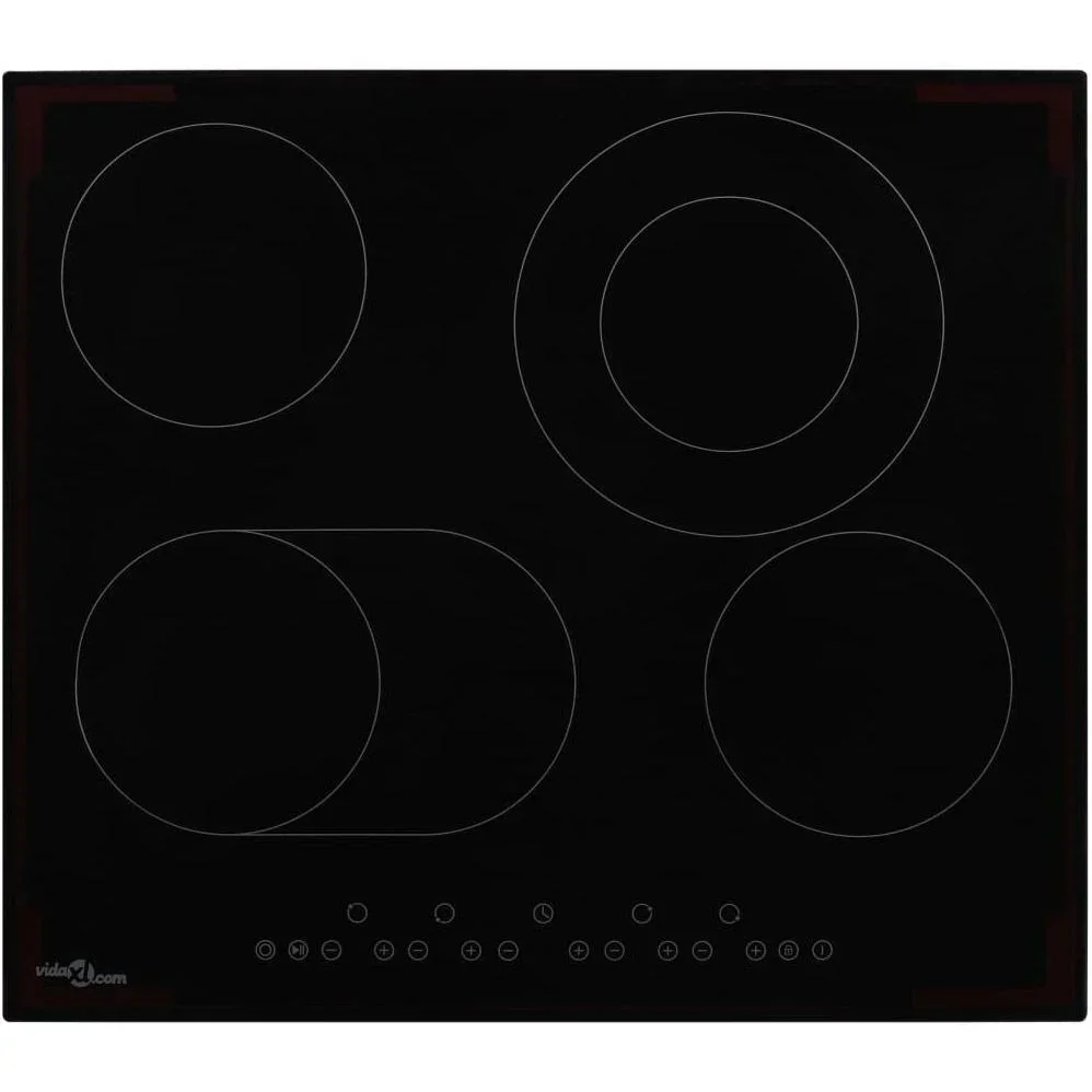 Cerankochfeld mit 4 Kochzonen, Touch Control 6600 W