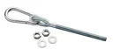Schaukelhaken mit Karabiner verzinkt, M12x140