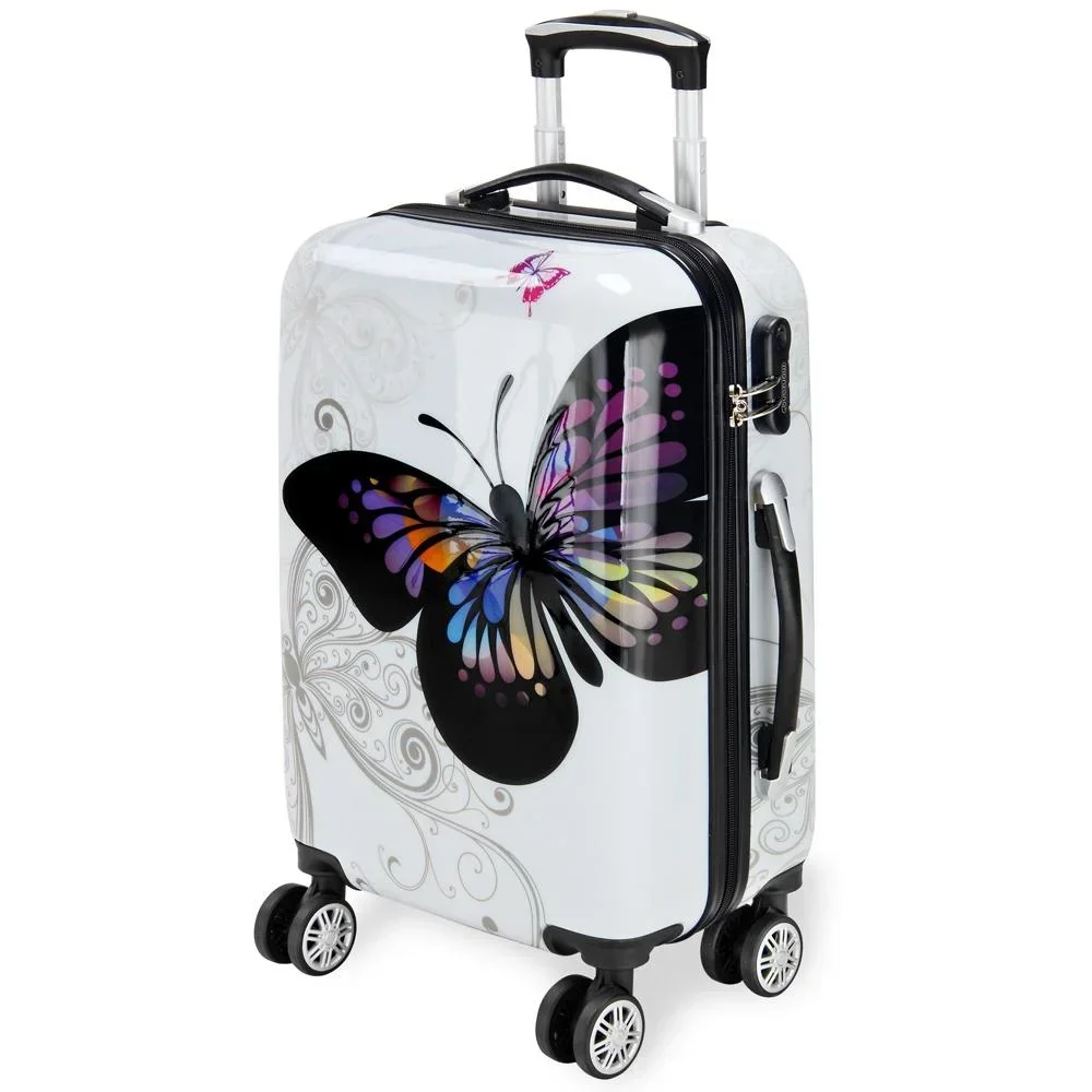 Hartschalenkoffer Butterfly XL aus Polycarbonat 89L 75x49x29cm
