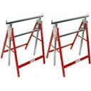 2x Teleskopbock KB1300A - 150kg - 58x58x130 cm