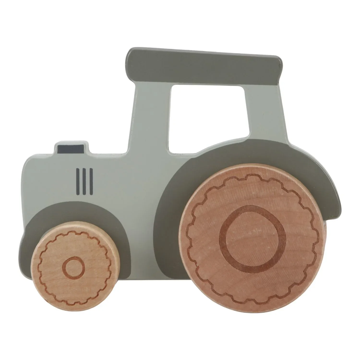 Little Dutch Traktor Holzspielzeug: Robuster Spielzeug Traktor für Kinder (ab 1 Jahr) - Little Farm Design