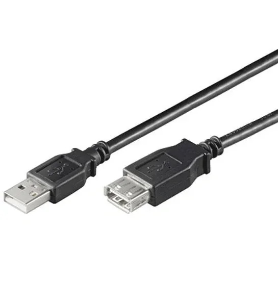 USB-Verlängerung 3 m Stecker/ Buchse