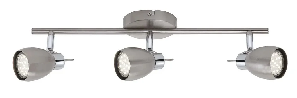 LED Deckenleuchte, 9 Watt, GU10, matt-nickel