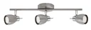 LED Deckenleuchte, 9 Watt, GU10, matt-nickel