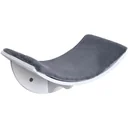 Katzenliege Katzen Wandliege Katzenbett Katzenregal Wandmontage Plüschauflage MDF Weiß+Grau 41 x 28 x 21 cm