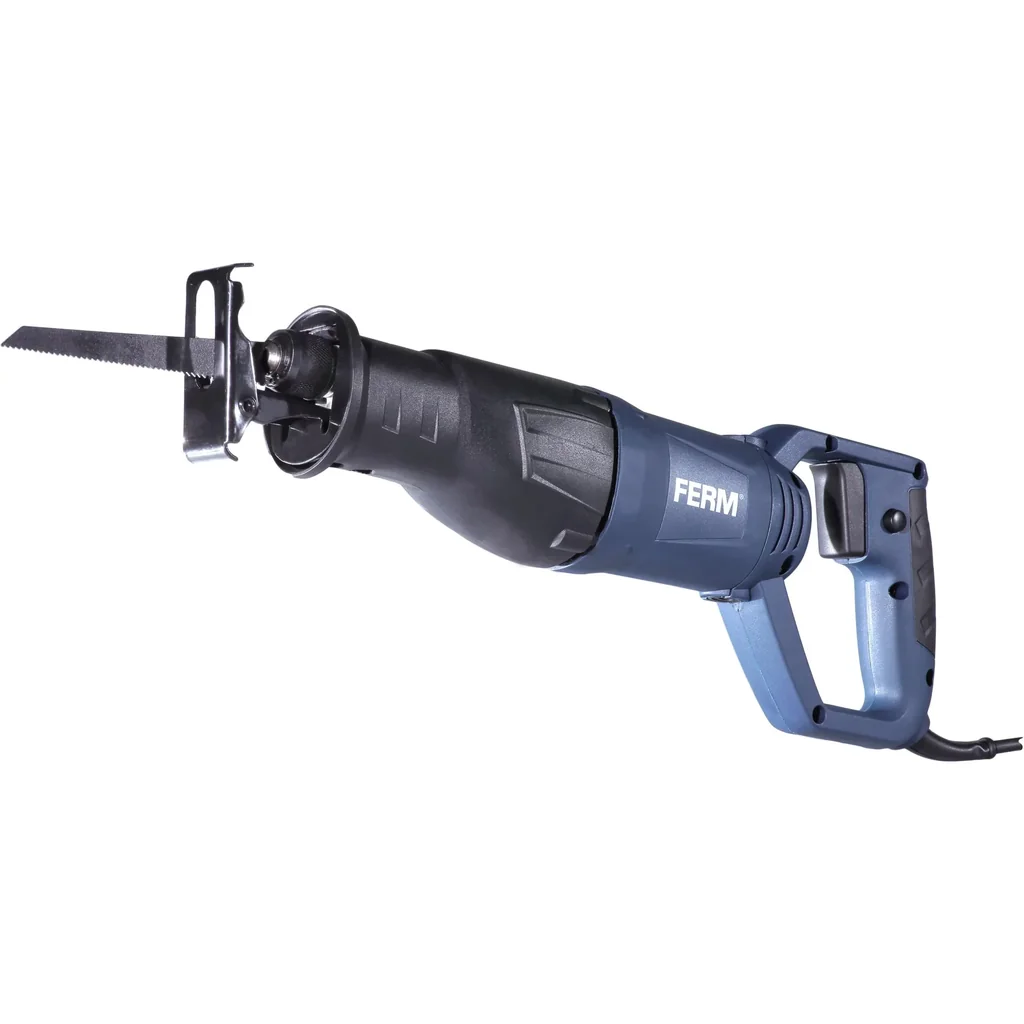 RSM1019 Säbelsäge 710W - Soft griff - Schnell Schleifscheiben wechseln - Mit 2 Sägeblätter für Holz (130mm - 11TPI) und