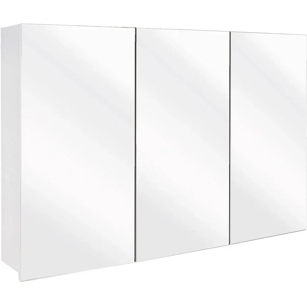 Concept Spiegelschrank 100cm Weiss fsc