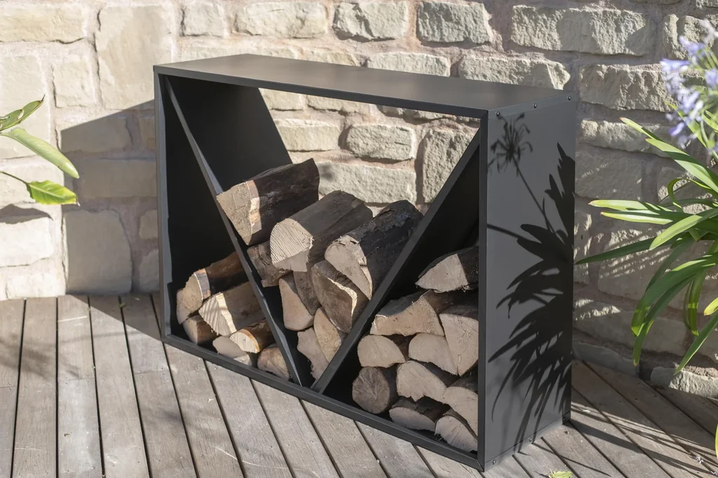 Kaminholzregal 114,5 x 35 x 80 cm