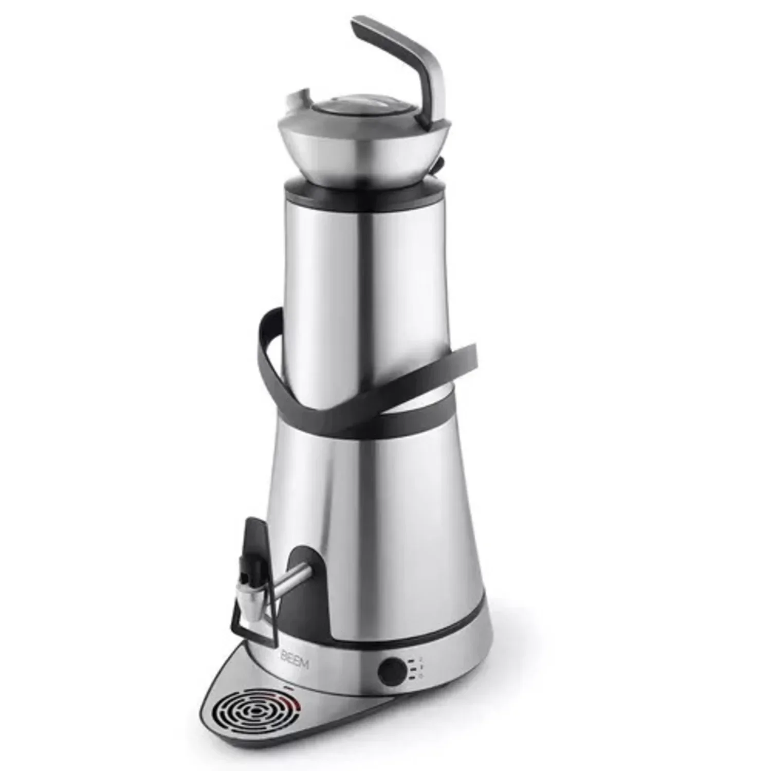 Samowar mit Teekocher, Russischer Teekessel Elektrisch - Amira, Induktions-Model, Edelstahl, 10L