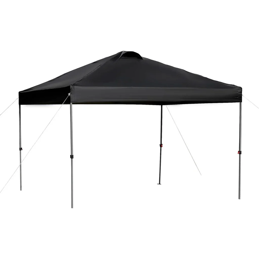 Pop-Up-Pavillon zusammenfaltbar schwarz