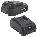 Ladegerät Set "AL C20BN" - 2,0 Ah Li-Ion-Akku "AL C20" & Ladestation "AL C20C"