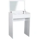 Schminktisch Kosmetiktisch mit Hocker Weiß 60 x 40 x 79cm