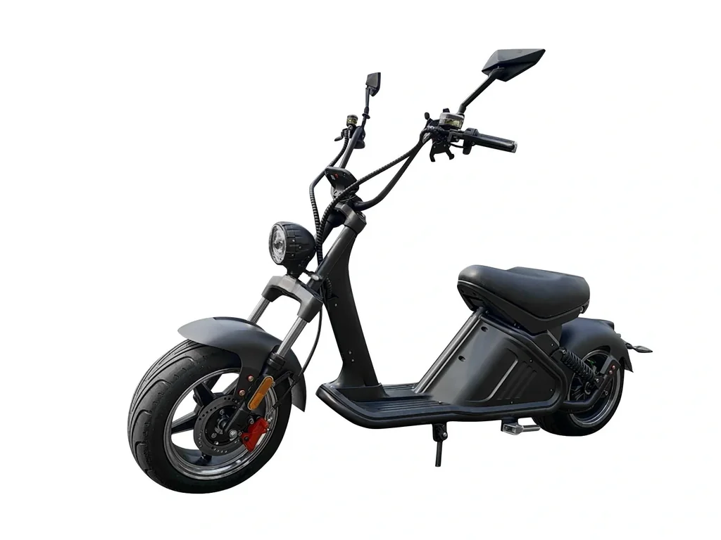 Elektro-Roller La Potenza Plus, 45 km/h, 3000 Watt, 60V/30 Ah Lithium-Ionen Akku, schwarz