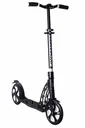 Aluminium Scooter mit Frontfederung, Klappmechanismus, 205 mm, ABEC 7, höhenverstellbar, schwarz