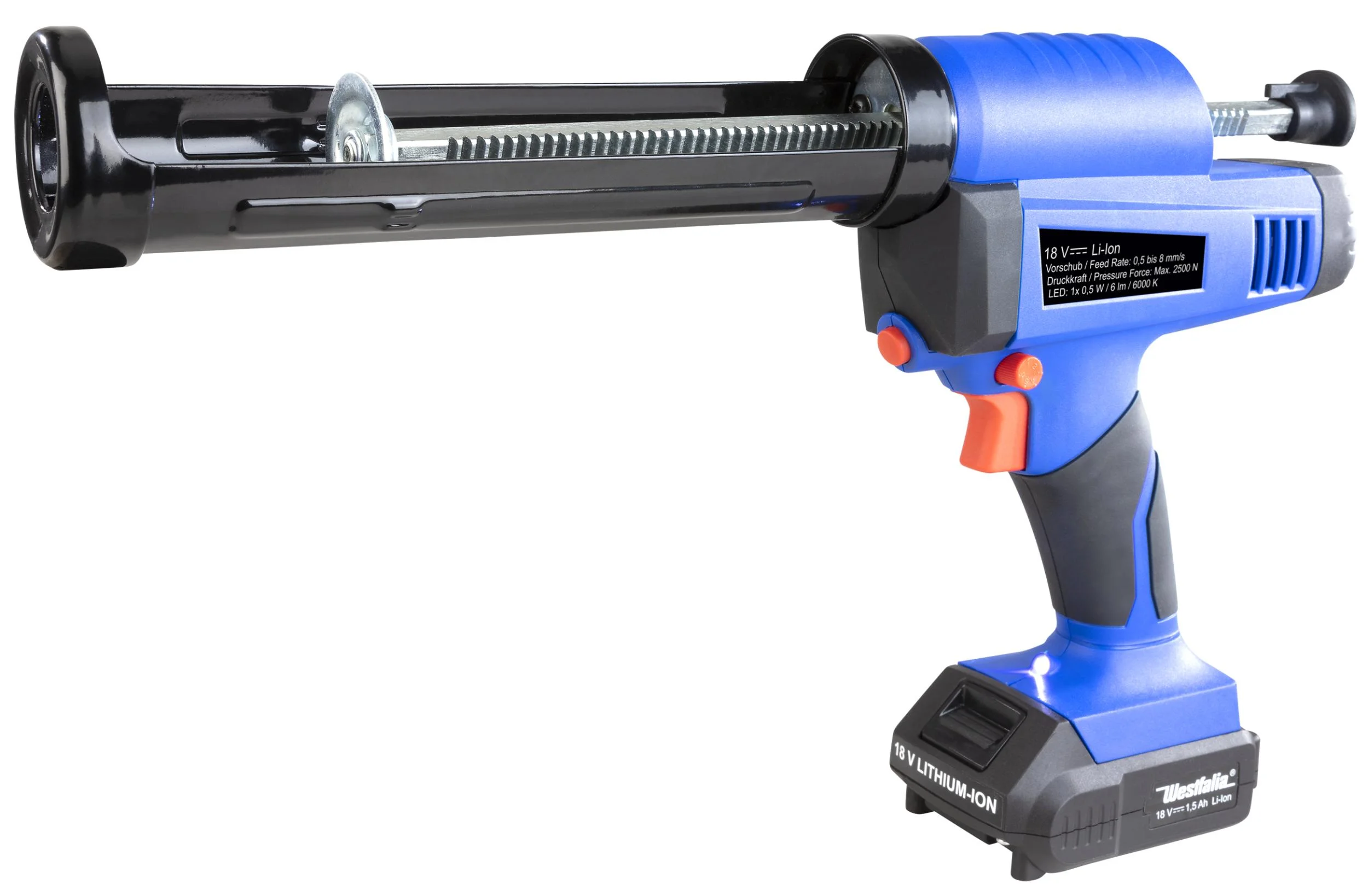 Akku Kartuschenpistole 18 Volt Li-Ion AKP2-18 - mit Akku und Ladegerät -