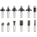 Fräser-Satz 12-teilig - 8-mm-Schaft