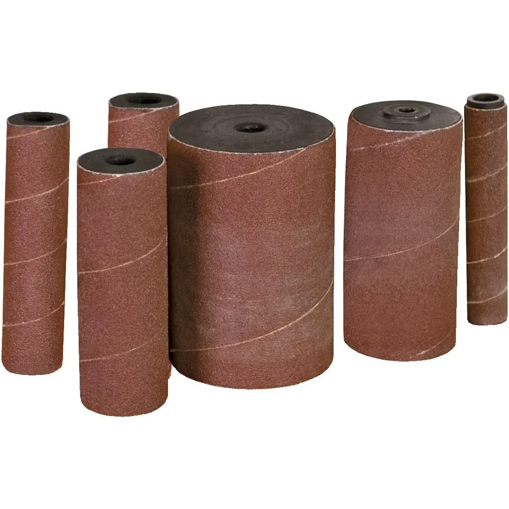 Spindel-Schleifwalzen, 120er Schleifpapier