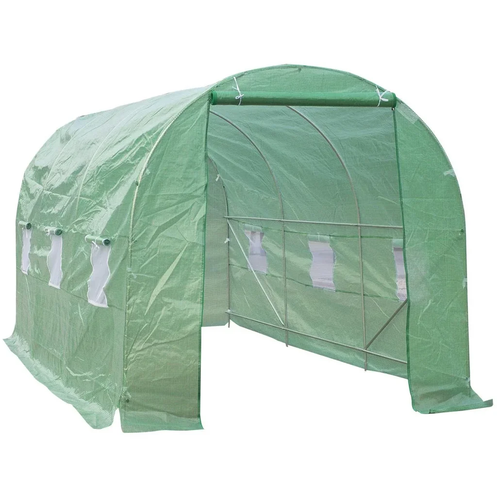 Foliengewächshaus 4,5x2x2m Treibhaus