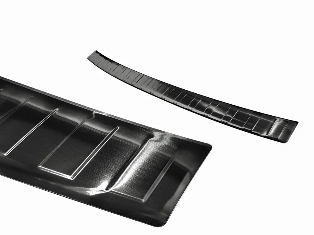 Edelstahl Ladekantenschutz, VW CADDY + CADDY MAXI, 2003-2015, 2015> - graphite/black Line, gebürstet