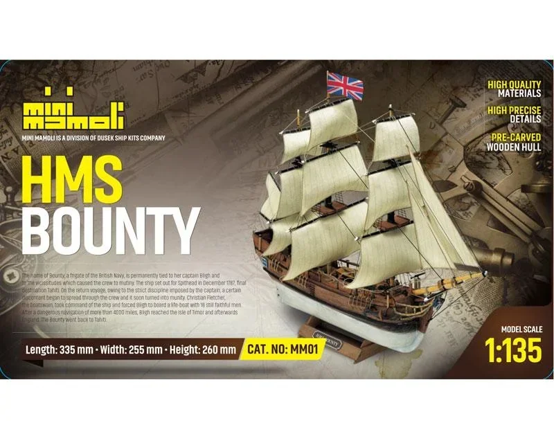 Bausatz HMS Bounty 1:135 Mini Mamoli