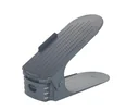 Schuhhalter, Schuhstapler,Schuhorganizer höhenverstellbar, Grau, 8er