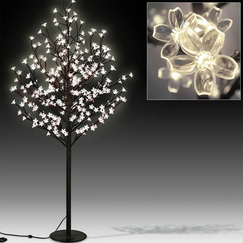 Kirschblütenbaum mit 220LEDs, 220cm Länge für den Innen-/Außenbereich