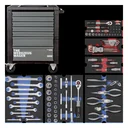 Werkstattwagen - 7 Schubladen, bestückt mit 6 Modulen, 103-teilig