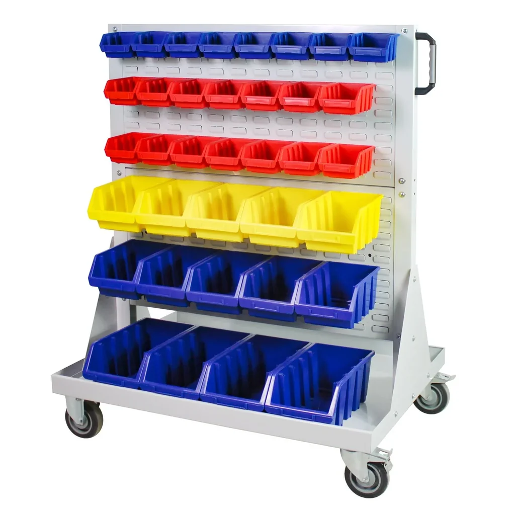 Rollwagen mit Sichtlagerkästen