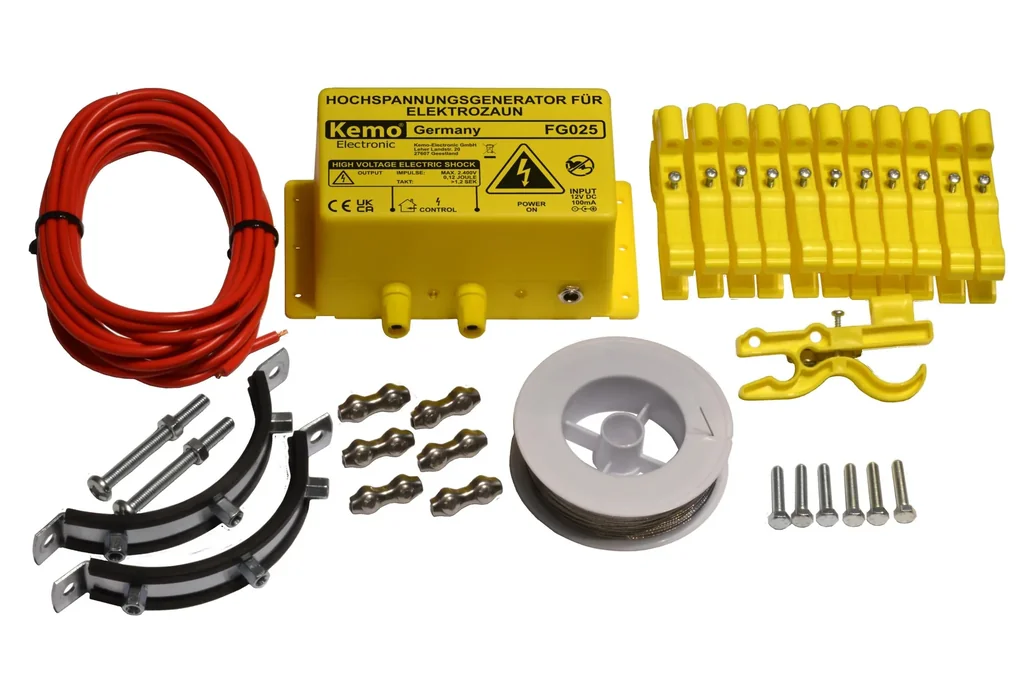 Marder- und Waschbärabwehr-Elektrozaun