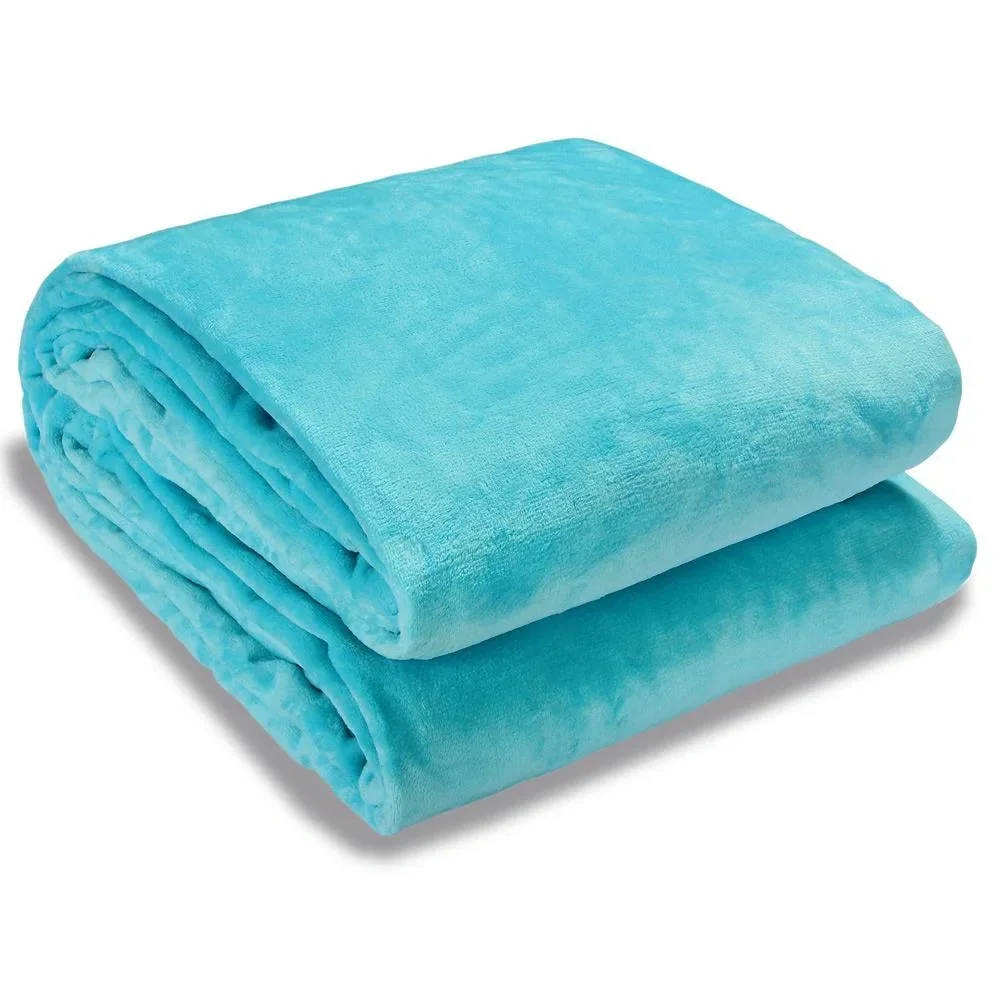 Premium-Decke 200x150cm - blau -