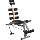 Bauchmuskeltrainer L-förmig mit elastischen Schnüren