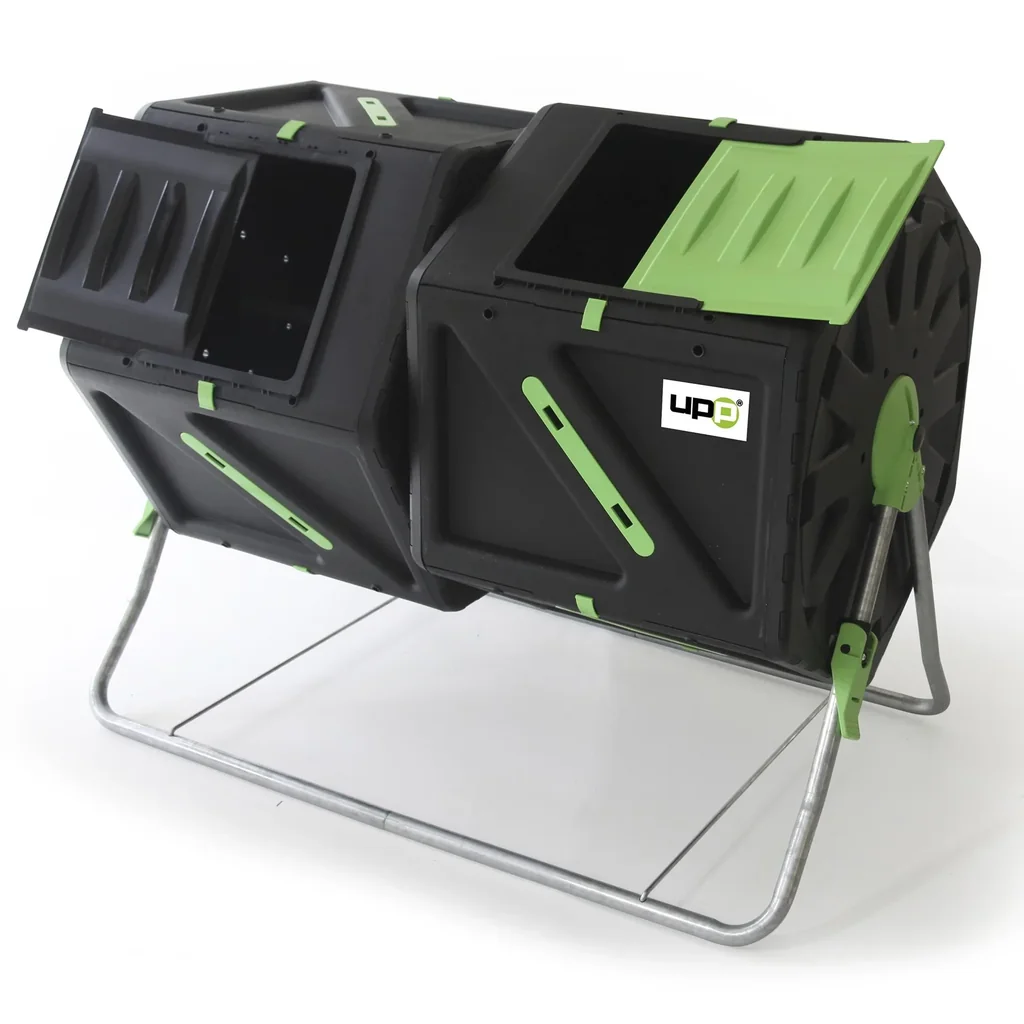 Trommel-Komposter 2 Kammern je 105 Liter