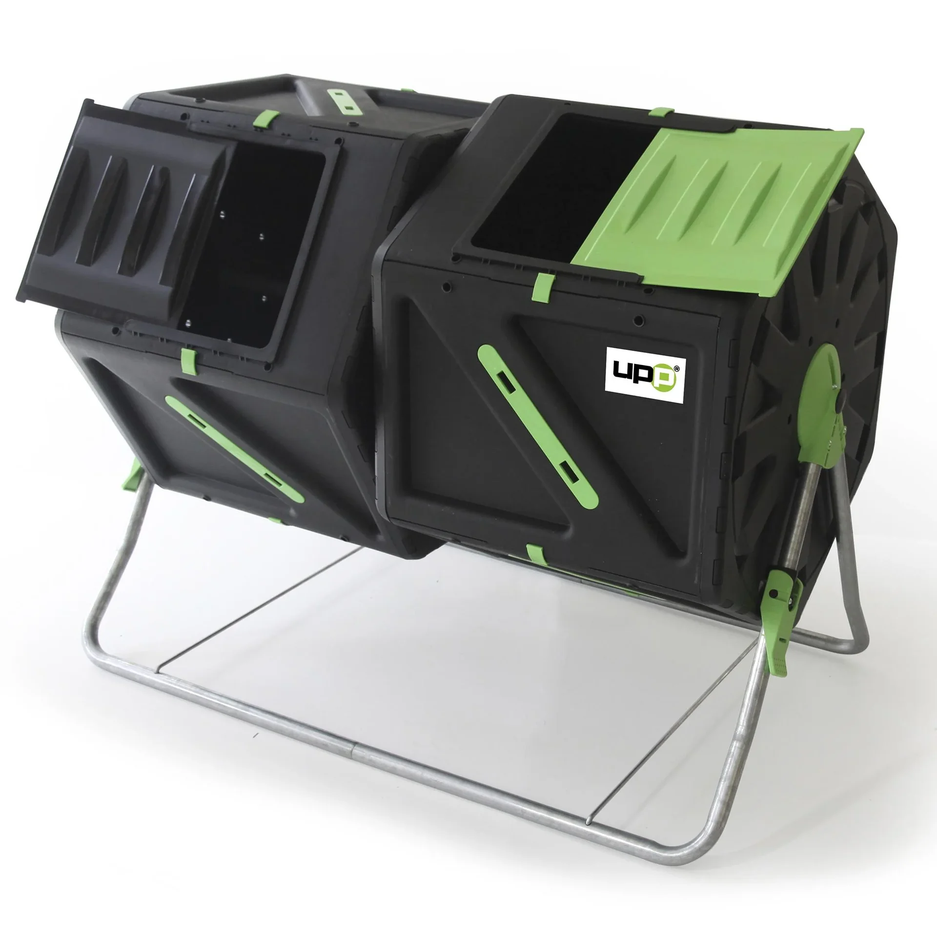 Trommel-Komposter 2 Kammern je 105 Liter