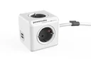 PowerCube Extended Steckdosenwürfel mit 4 Steckdosen und 2 USB Anschlüssen